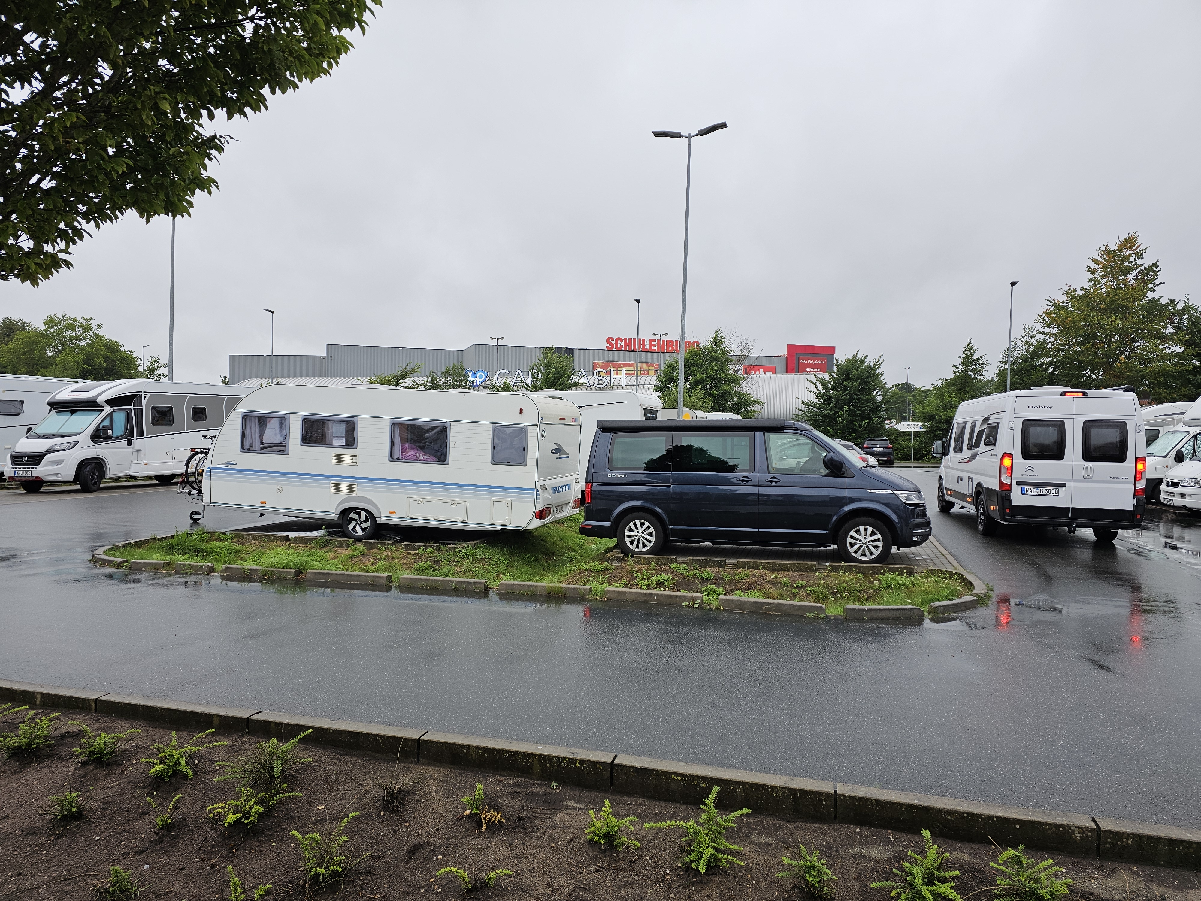 Flensburg bei Regen