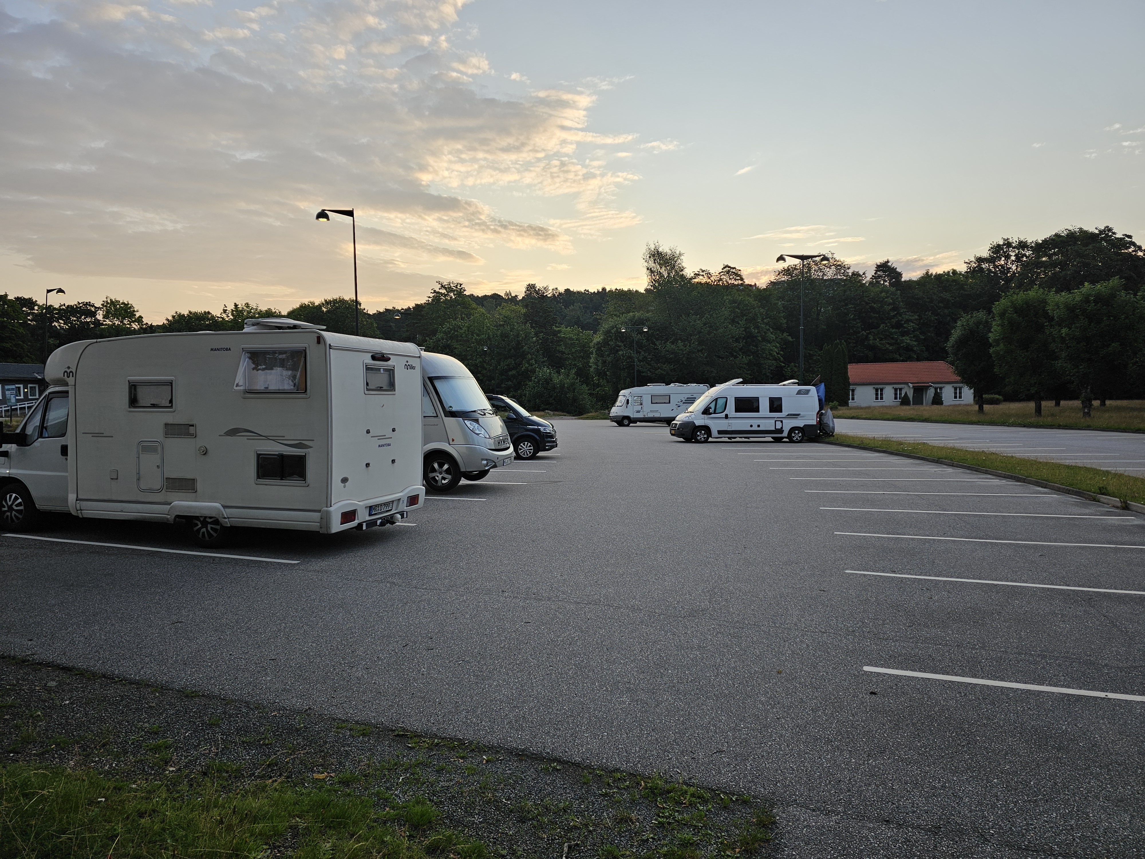 Parkplatz der UNI in Kristiansand