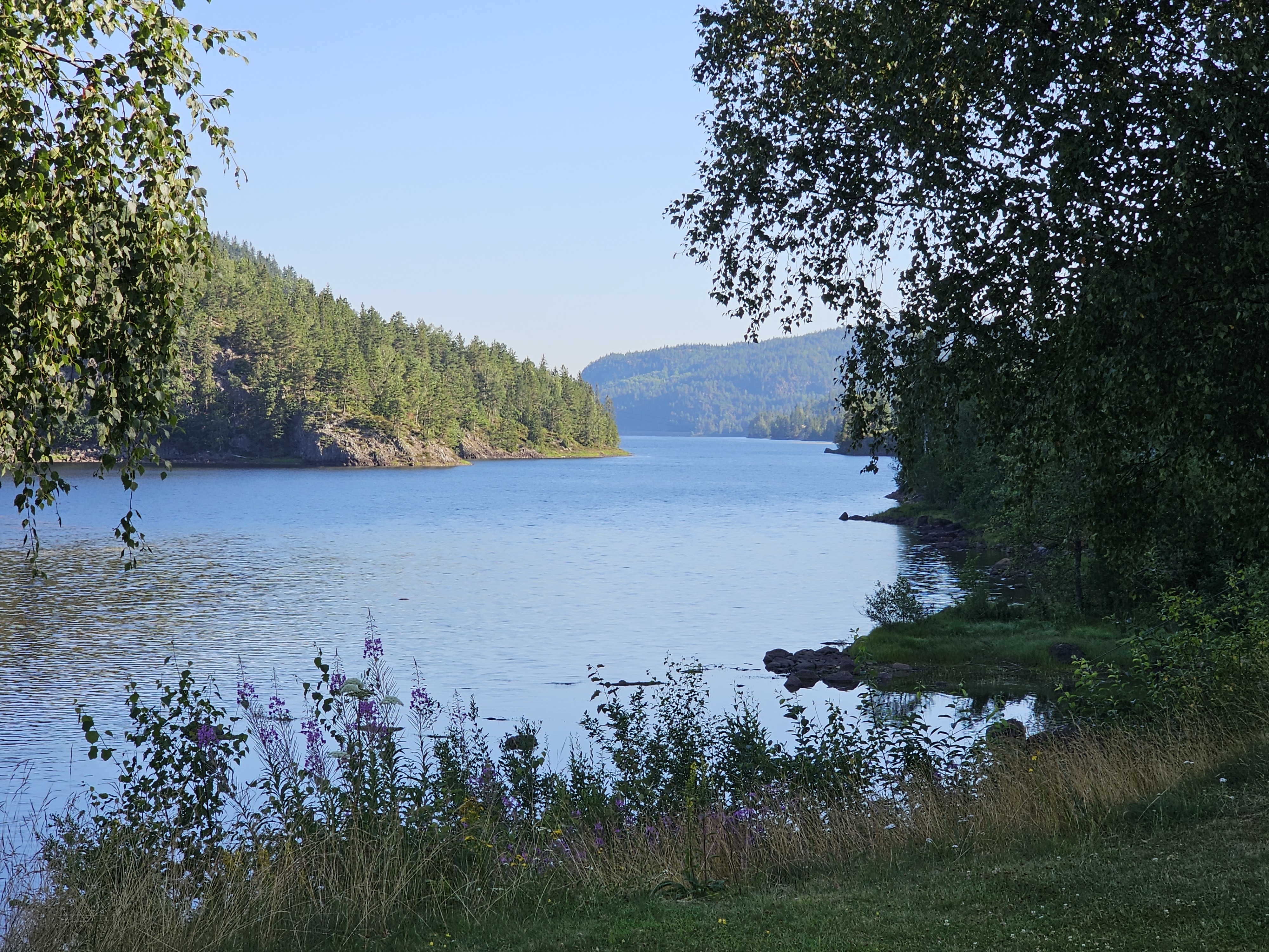Blick auf Nisser See