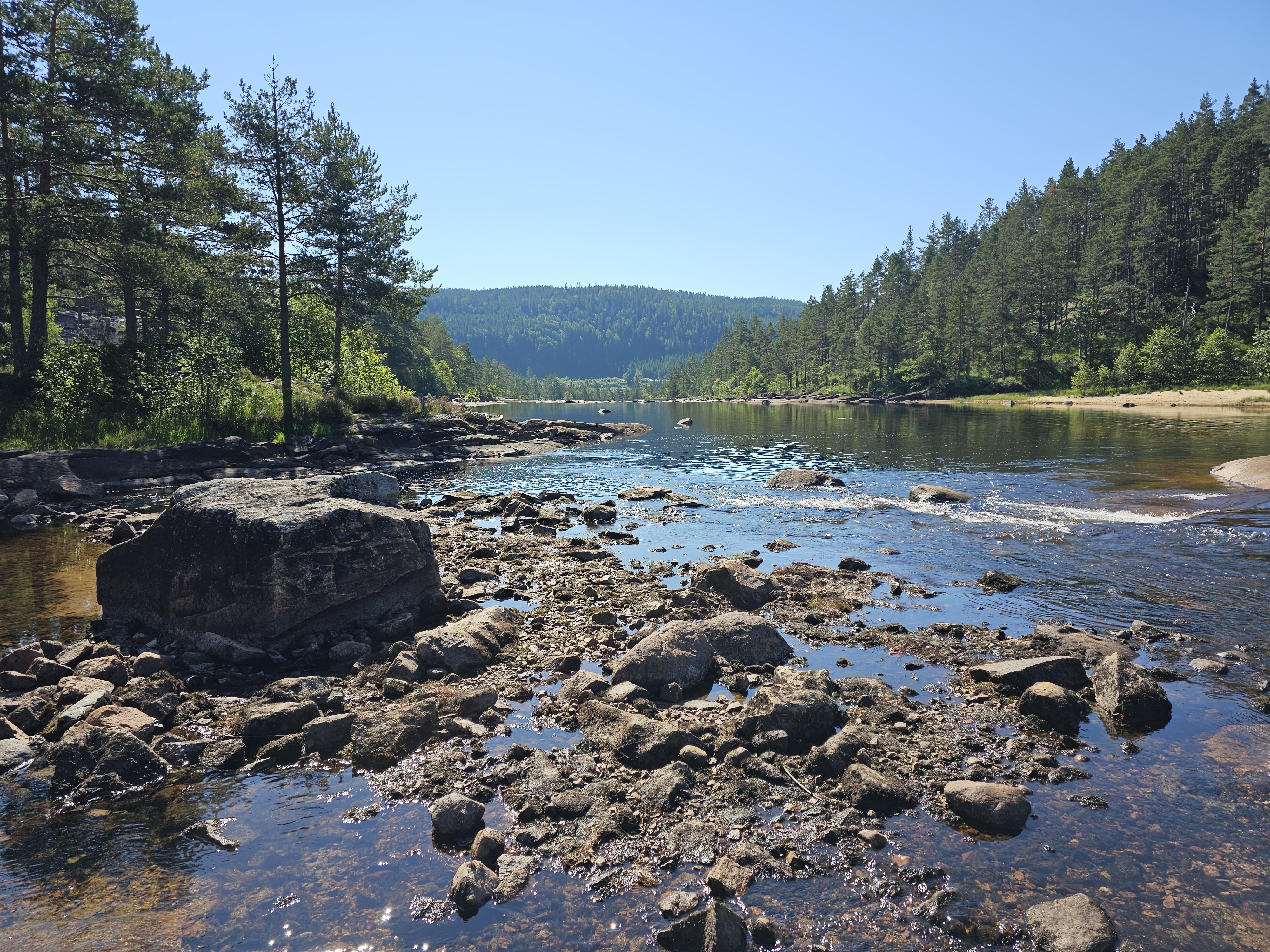 Blick auf Nisser See
