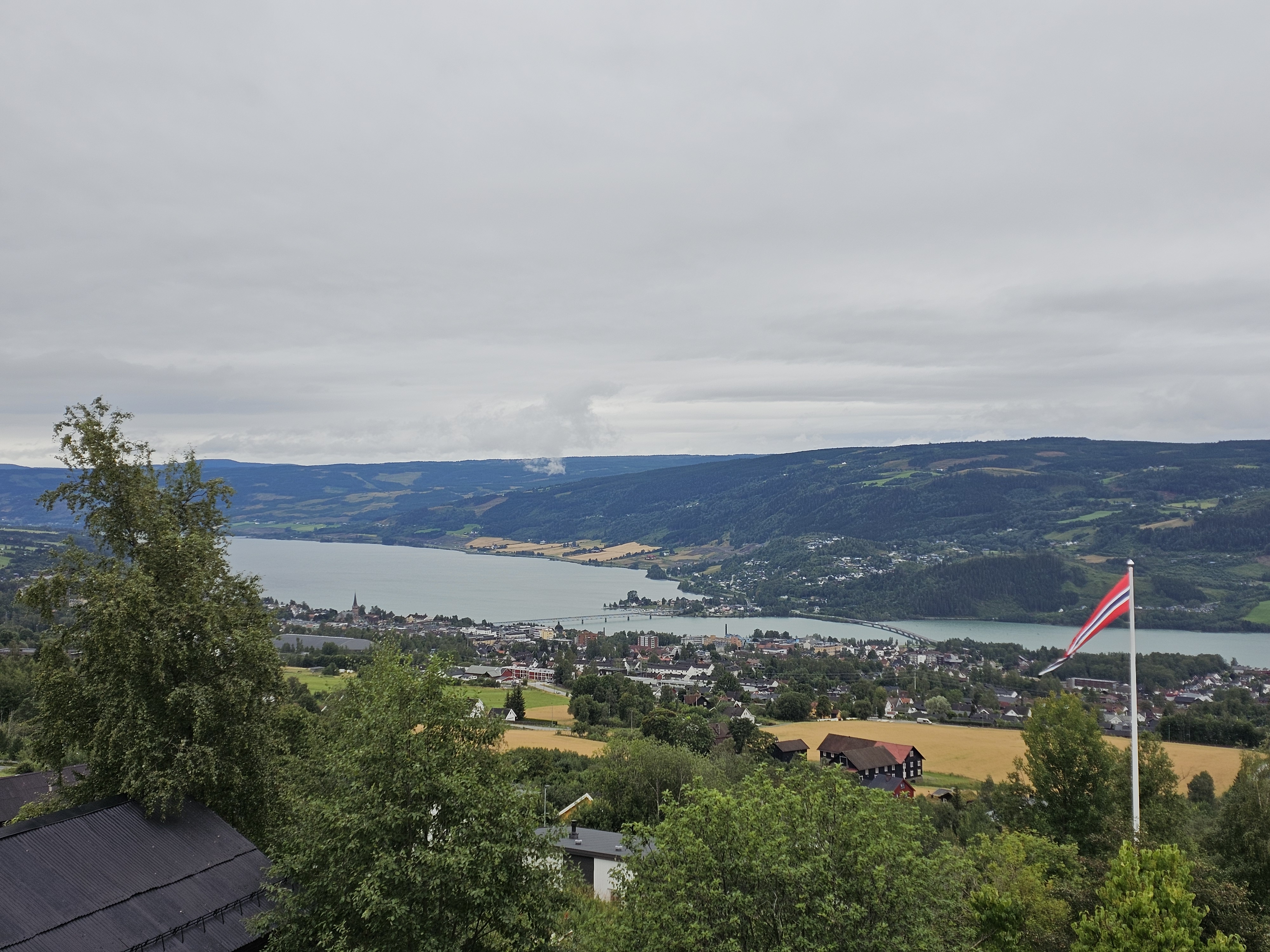 Blick auf Lillehammer