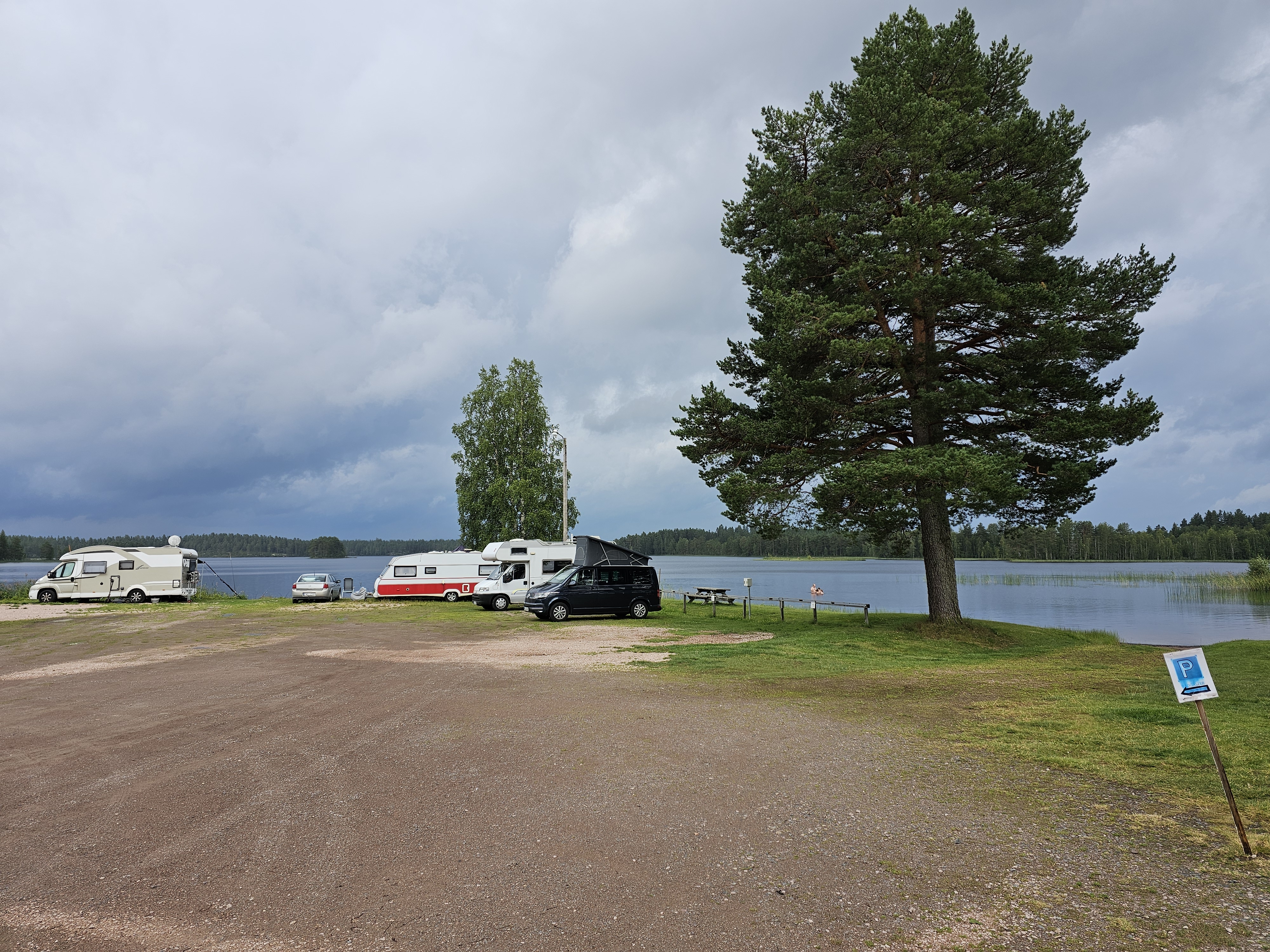 Kleiner Campingplatz am See