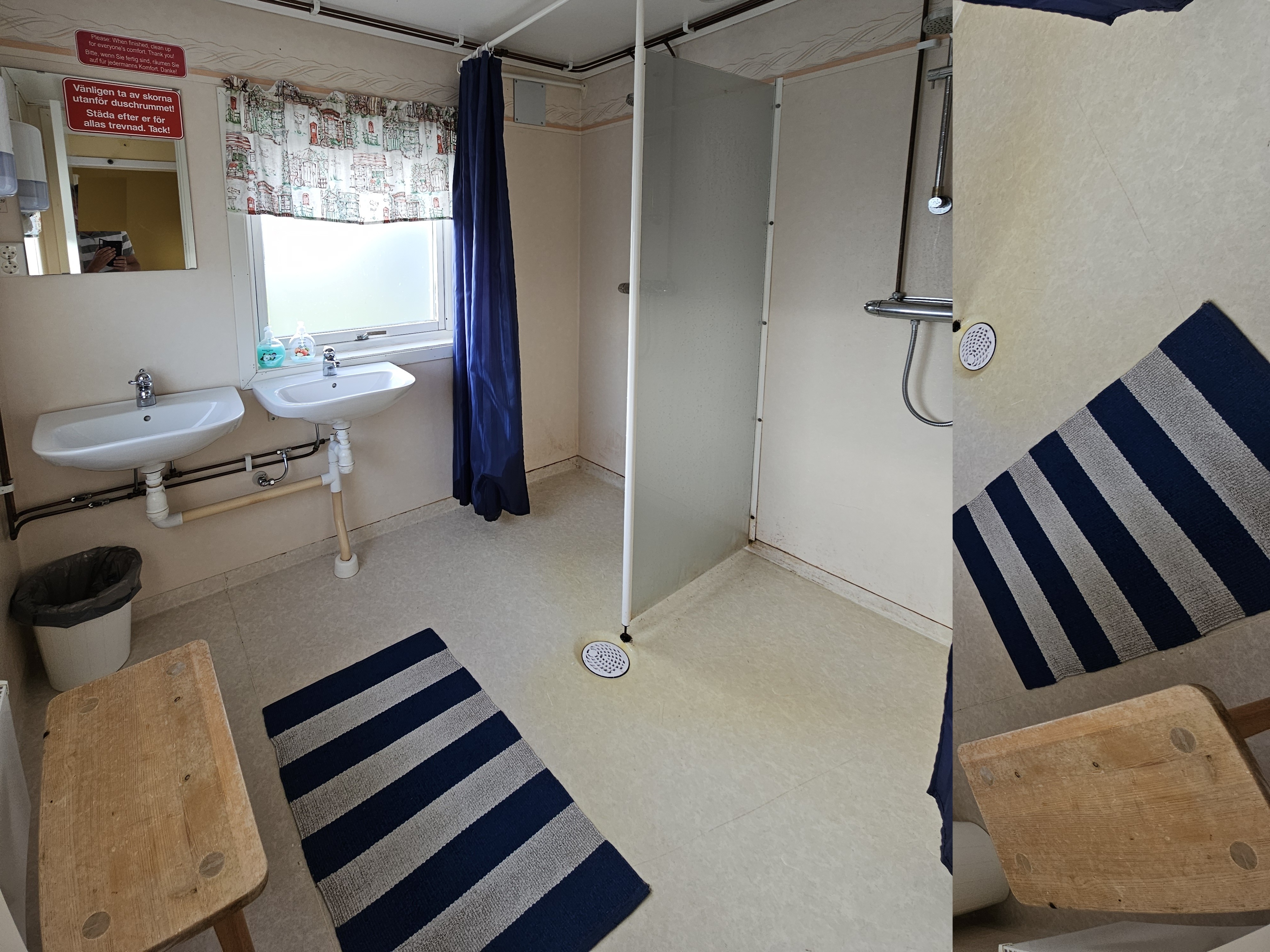 Duschen auf Campingplätzen